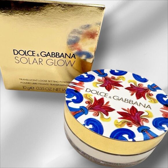 NEW Sealed ​Dolce & Gabbana Solar Glow Translucent Loose Setting Powder 10g - Picture 1 of 3